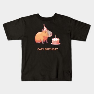 Capy Birthday Kids T-Shirt